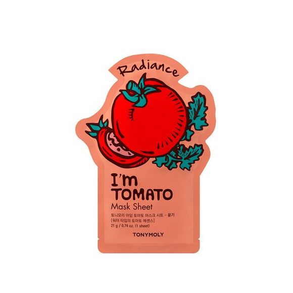 TONYMOLY RADIANCE I'M TOMATO MASK SHEET 0.74 OZ(PACK OF 3) - NEW - Picture 2 of 2
